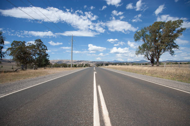 istock Long stretch of road 1257681392