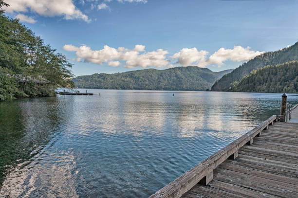 istock Olympic National Park Crescent Lake Views 1257685487