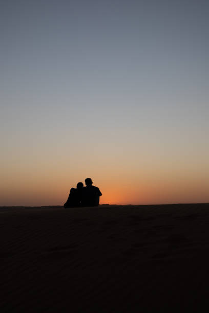 istock Sunset in the desert 1257686225