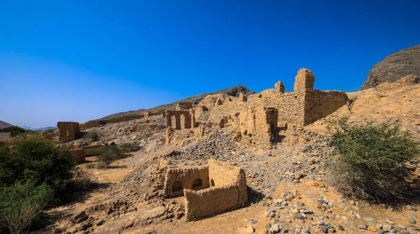 istock Historic ruins in Tanuf, Oman 1257693836