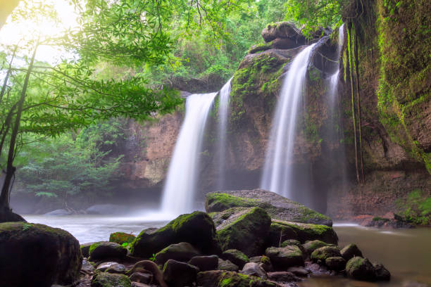 istock Haew Suwat waterfall at Khao Yai 1257695083