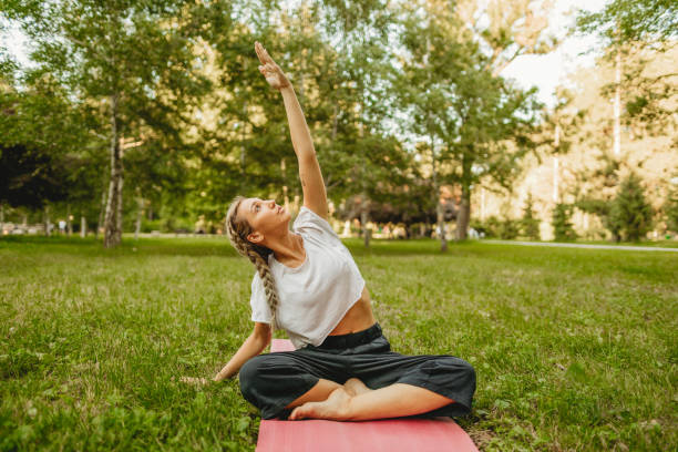 istock Yoga in the park 1257695872