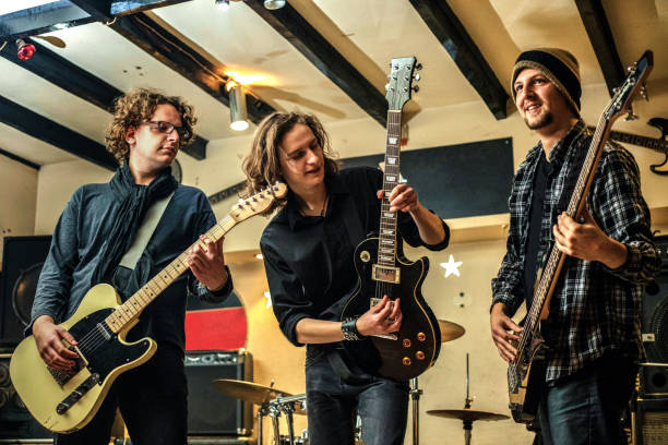Generation Z Music Band On Rehearsal