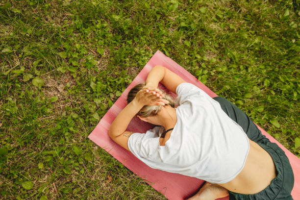 istock Yoga in the park 1257696799