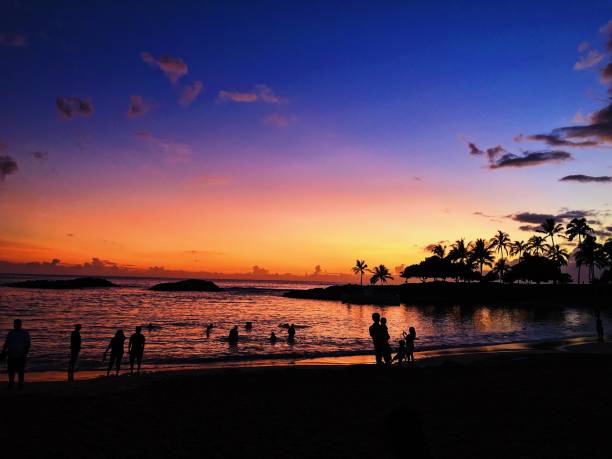 istock Dreamy Sunset in Paradise 1257700554