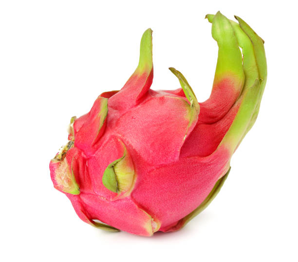 istock Ripe Dragon fruit isolated on white background. Pitaya or Pitahaya 1257707329