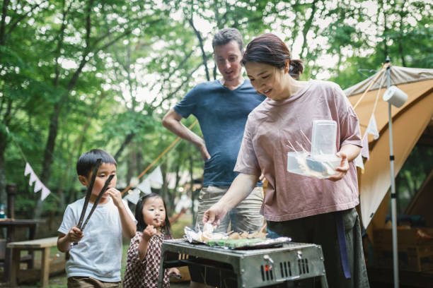 istock Family enjoy camping 1257707567