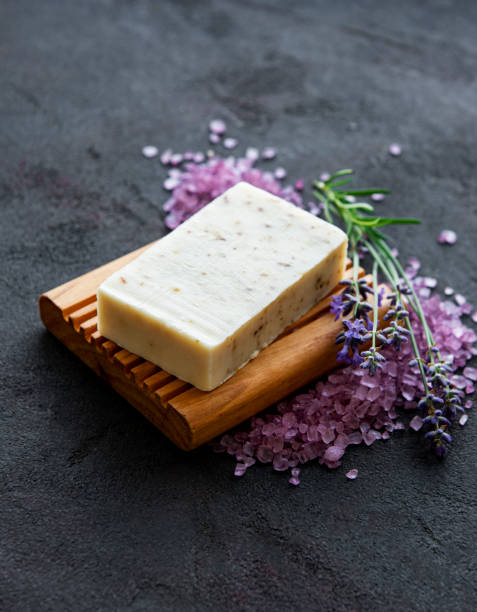 istock Organic soap and lavender 1257713713
