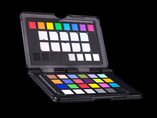istock Rainbow color palette or colorchecker calibration passport for post production 1257717517