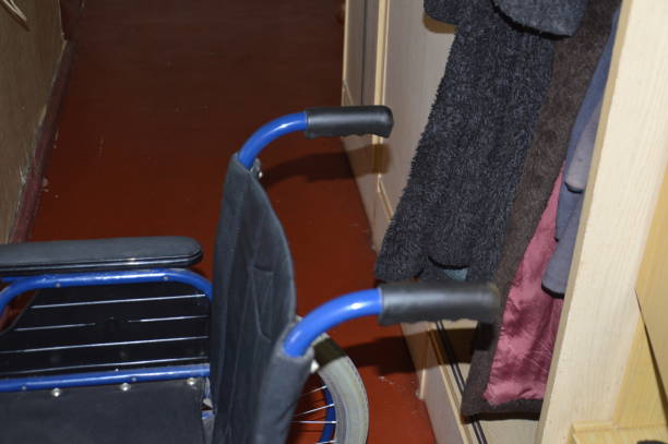 istock Wheelchair in various positions and the details 1257719635
