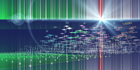 Graphics Analysis Background Abstract Analysis Infographics Background With Blurred Lines And Lens ...