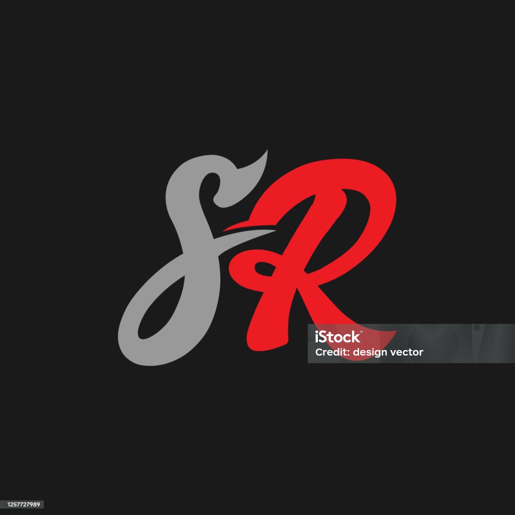 SR Logotype Company Letter Design Vector,SR monogram logo design. SR Logo. Letter Design Vector with Red and Grey Colors.EPS 10 Abstract stock vector SR Logotype Company Letter Design Vector,SR monogram logo design. SR Logo. Letter Design Vector with Red and Grey Colors.EPS 10 Abstract stock vector