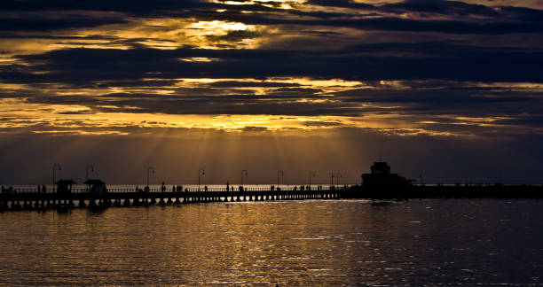 istock St. Kilda Pier at sunset 1257730646
