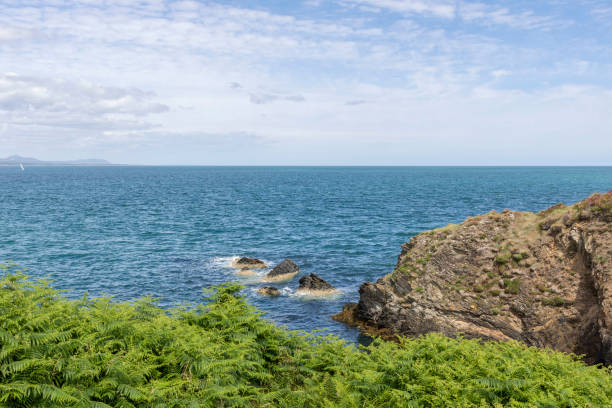 istock Rocks and sea. Ireland 1257744422