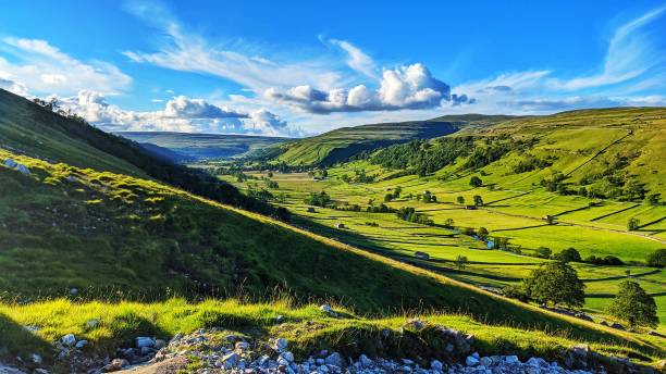 istock Valley at sunset/sunrise in the Yorkshire Dales 1257745330