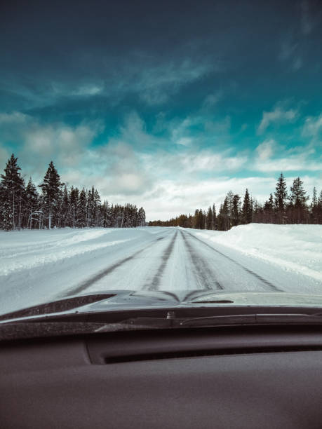 istock driving on the snow in finland 1257747105