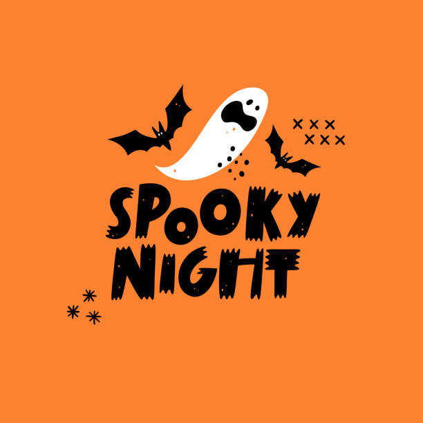 istock Happy Halloween emblem, banner, calligraphy poster, greeting card, party invitation. 1257754939