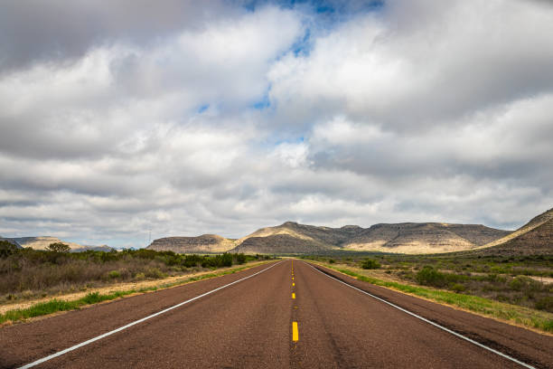 istock A westbound view down US Highway 90 in Pecos County, Texas. 1257759532