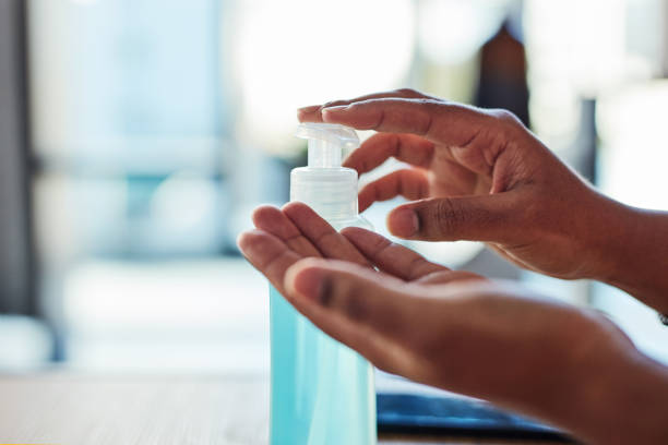 istock Step one of staying safe, sanitise your hands 1257759820