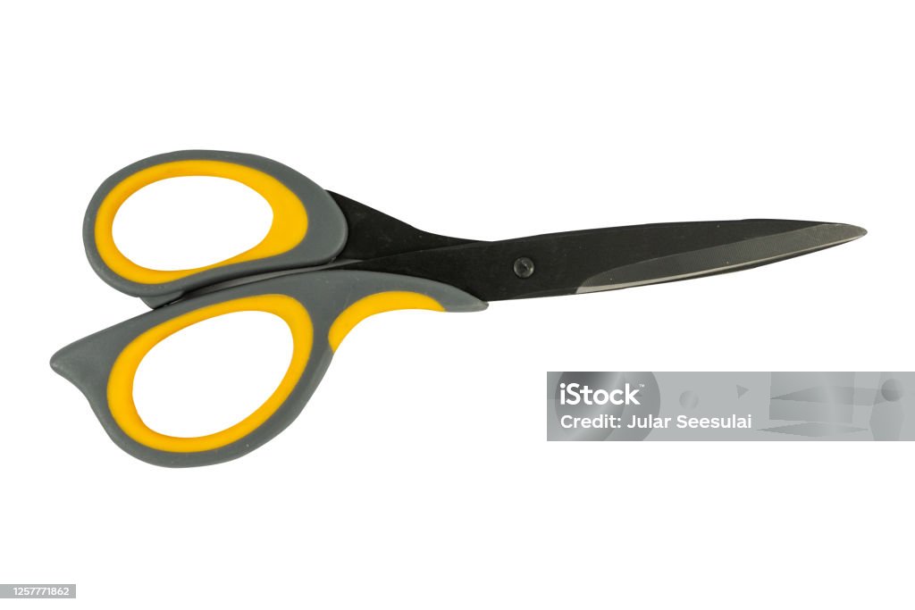 Scissors Is Used For Cutting Thin Materials Such As Paper Cardboard Stock  Photo - Download Image Now - iStock