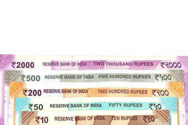 istock New Indian currency of 2000,500,200,50 and 10 rupee notes 1257776459