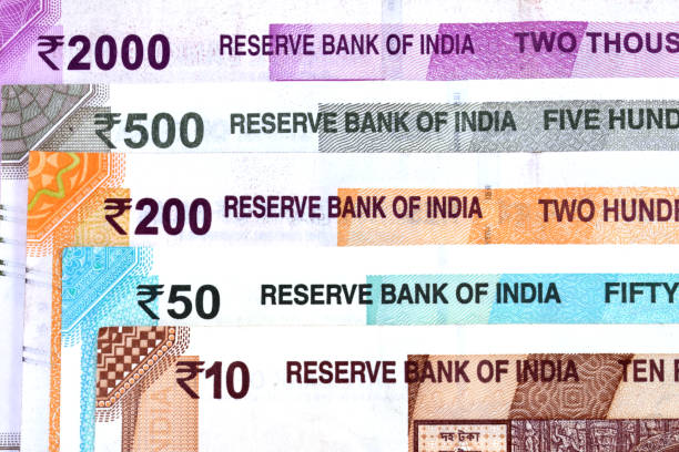 istock New Indian currency of 2000,500,200,50 and 10 rupee notes 1257776607