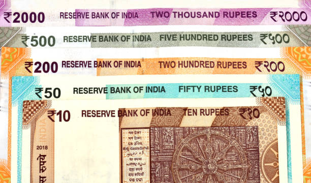 New Indian currency of 2000,500,200,50 and 10 rupee notes