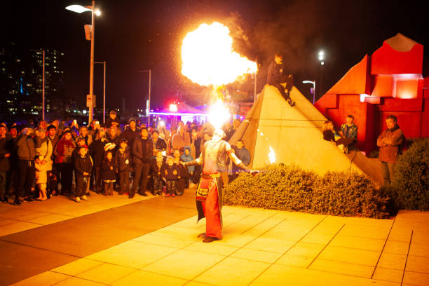 The event includes a nightly, fireworks display and the burning of a fire sculpture frombarges in Victoria Harbour inaddition to music, food and entertainment on the NewQuay Promenade. Friday 30th June, 2017
