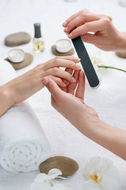 istock Treatment for nails at the SPA salon 1257780158
