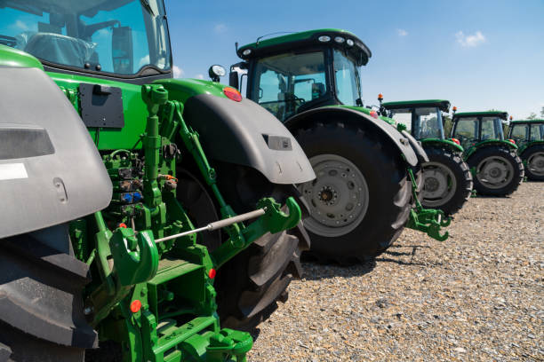 istock Agricultural tractors 1257786065
