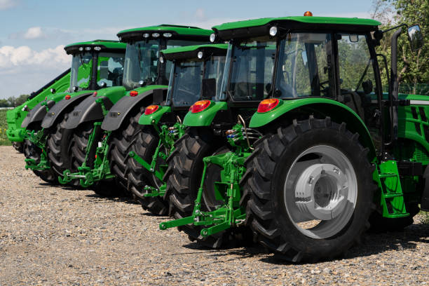 istock Agricultural tractors 1257786080