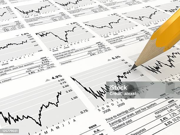 Gráficos De Negocios Foto de stock y más banco de imágenes de Ahorros - Ahorros, Cianotipo - Plano, Color - Tipo de imagen