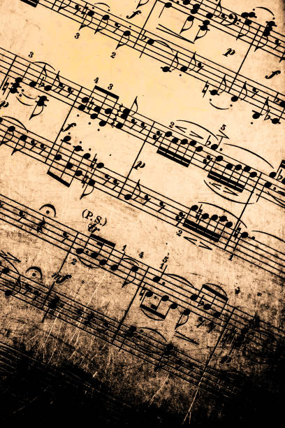 istock Vintage Sheet Music 1257792439