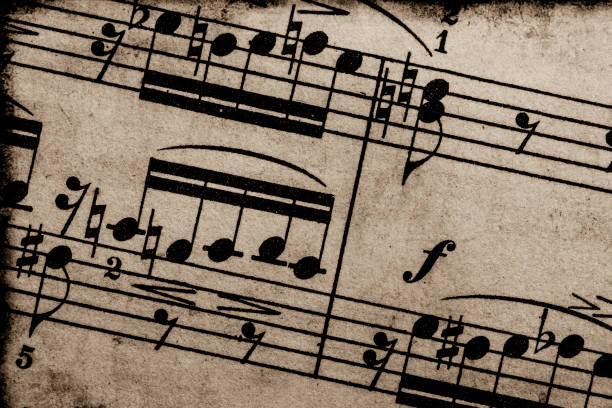 istock Vintage Sheet Music 1257792491