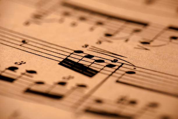 istock Vintage Sheet Music 1257792572