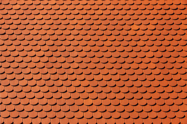 New roof with beaver tail tile