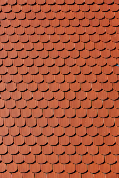 istock New roof with beaver tail tile 1257794127