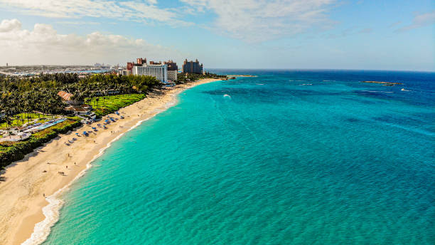 istock Paradise island Bahamas Beach! 1257795499
