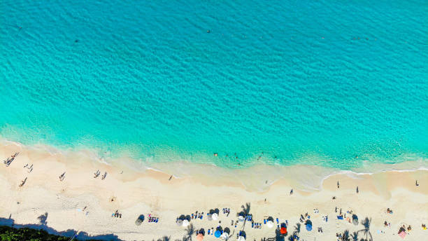 istock Beach; Paradise island Bahamas 1257795555
