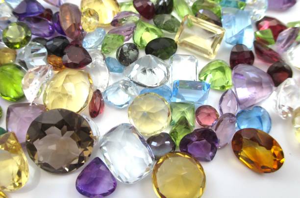 istock A variety of natural gemstones in different cuts. 1257797519