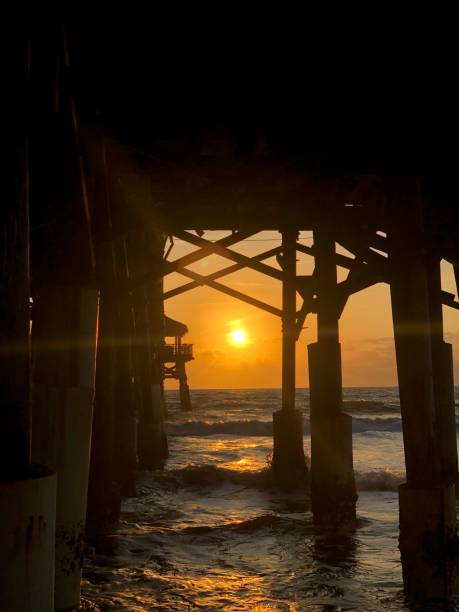 istock Silhouette of Pier 1257797557