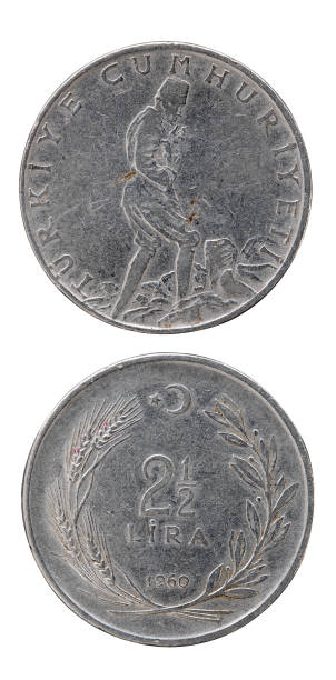 istock Old 2,5 Turkish Lira Coin 1257797771