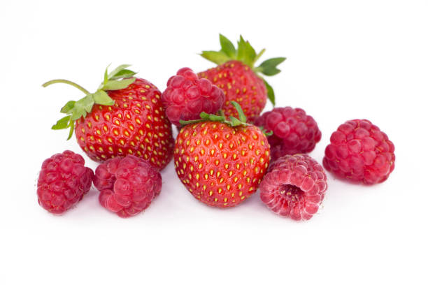 istock Set of fresh red berries. 1257801364