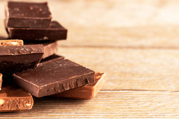 istock Pieces of chocolate 1257802967