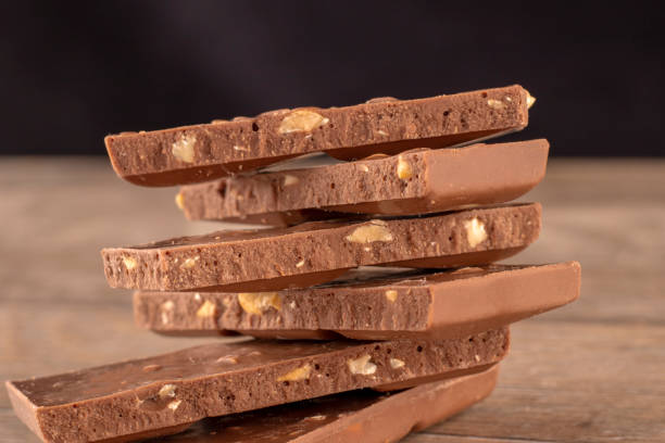 istock Pieces of chocolate 1257803581