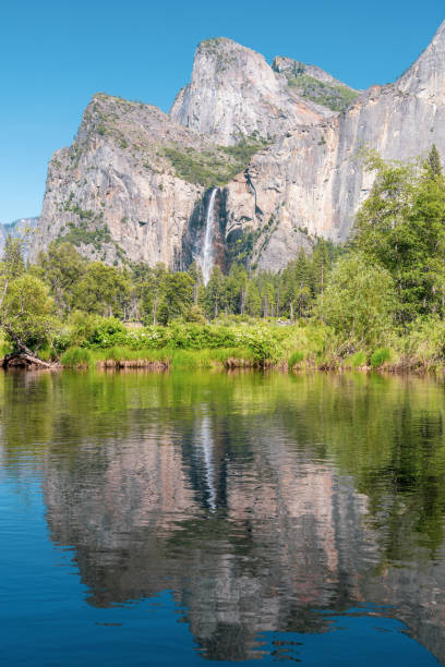 istock View across Merced River to Bridal Veil Falls 1257809820