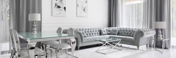 istock Glamour living room, panorama 1257817669