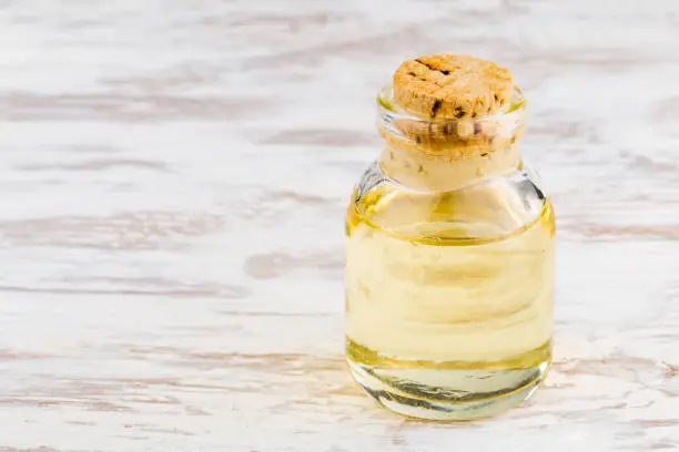 Photo of castor oil in bowl