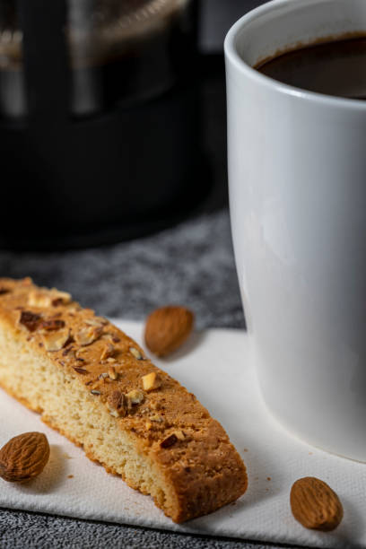 istock Almond Biscotti and coffee. 1257832345
