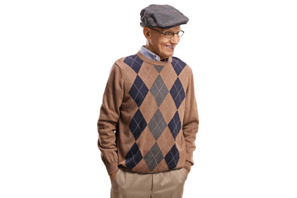 istock Excited elderly man looking to the side 1257833451